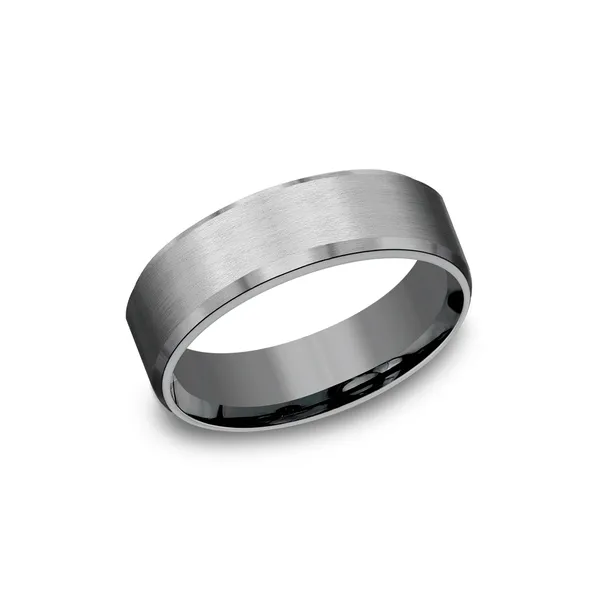 Beveled Tantalum Wedding Band Joe Escobar Diamonds Campbell, CA