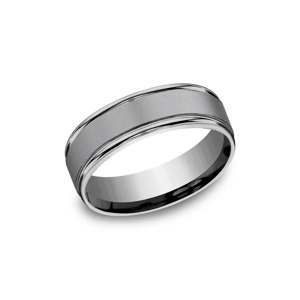Rimmed Edge Tantalum Band Joe Escobar Diamonds Campbell, CA