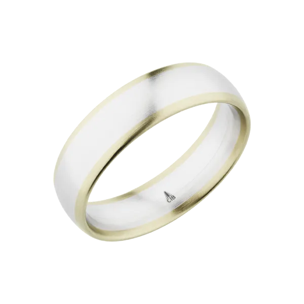 Christian Bauer Two Tone Wedding Band Joe Escobar Diamonds Campbell, CA