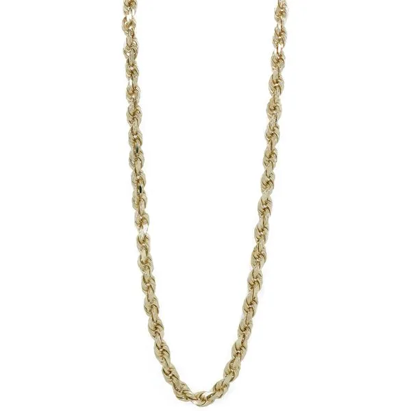 Solid Gold Rope Chain Joe Escobar Diamonds Campbell, CA