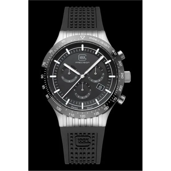 Limited Edition Steel Case Glock Watch with Steel Mesh Band