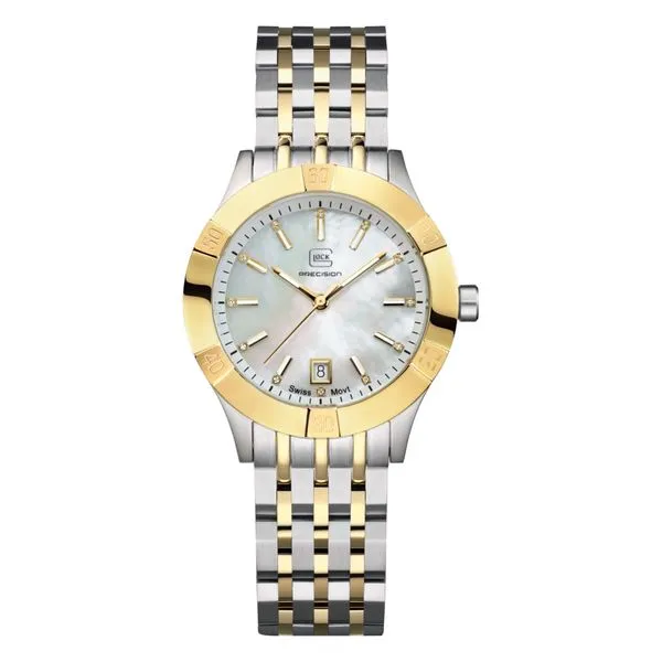Two Tone Glock Watch with Two Tone Steel Band Falls Jewelers Concord, NC
