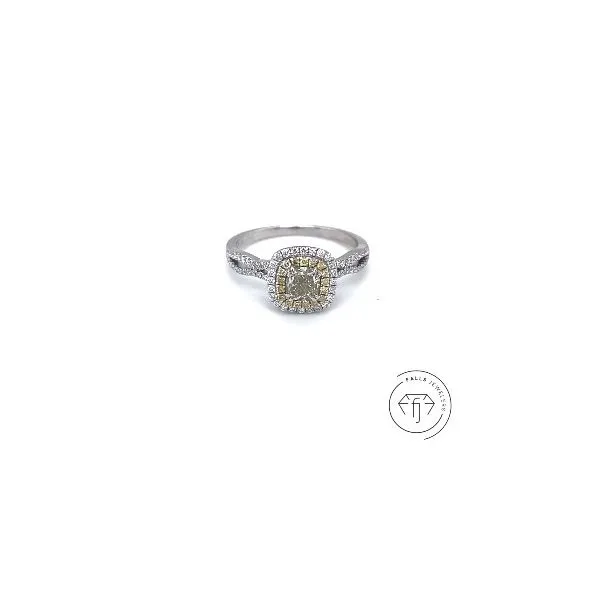 18KW 0.50CT Irradiated Yellow Diamond Ring Falls Jewelers Concord, NC