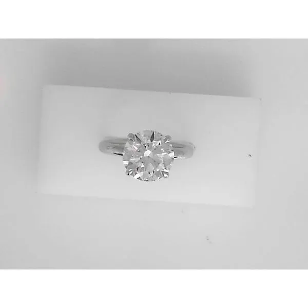 14K 4.01ct Diamond Soliatire Engagement Ring Falls Jewelers Concord, NC