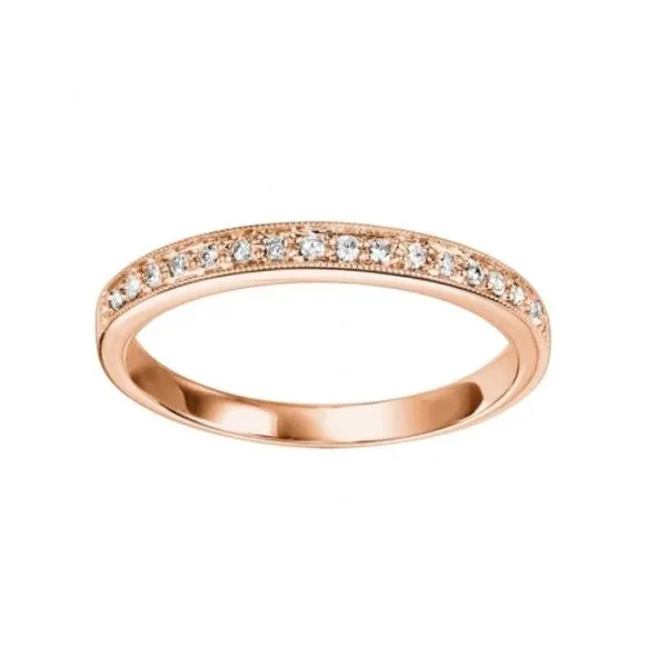 14K Rose Gold Diamond Band Concord, NC similar item image