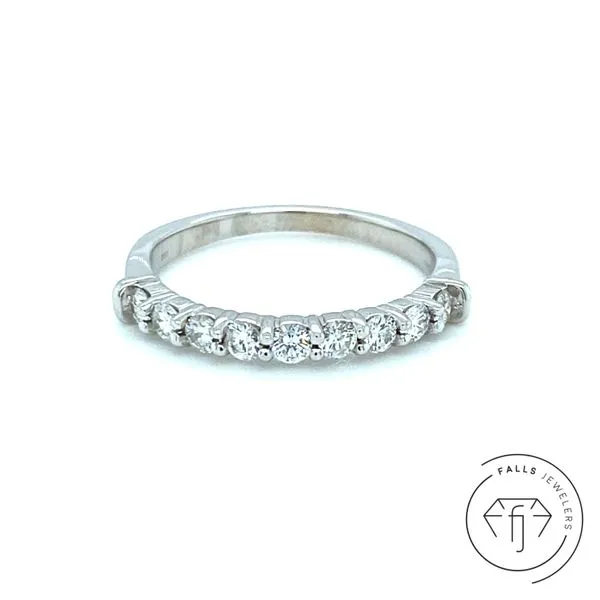 14K White Gold Diamond Band similar item image