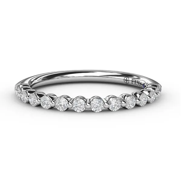 14K White Gold Diamond Wedding Band similar item image