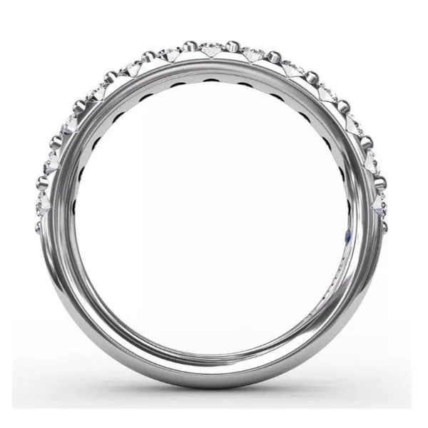 14K White Gold Diamond Wedding Band Image 2 Falls Jewelers Concord, NC