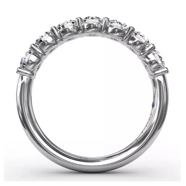 Fana W6206 WG 14K White Gold Chunky Diamond Band Concord NC
