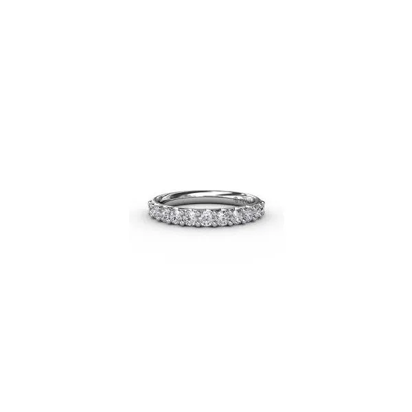 14K White Gold Diamond Wedding Band similar item image