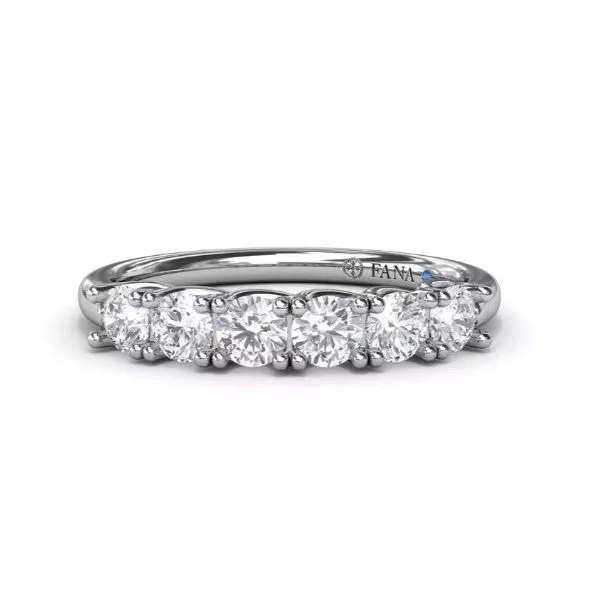14K White Gold Diamond Wedding Band similar item image