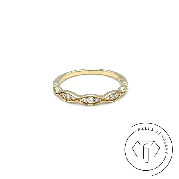 14K Yellow Gold Diamond Stackable Falls Jewelers Concord, NC