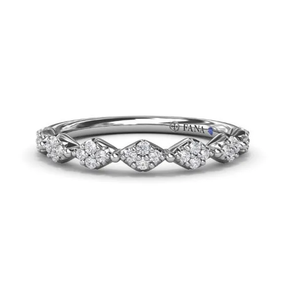Modern Vintage Diamond Band