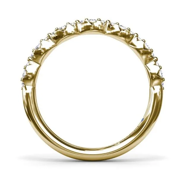 14K Yellow Gold Diamond Wedding Band Image 3 Falls Jewelers Concord, NC