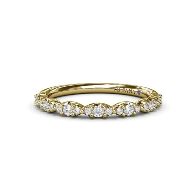 14K Yellow Gold Diamond Wedding Band Falls Jewelers Concord, NC