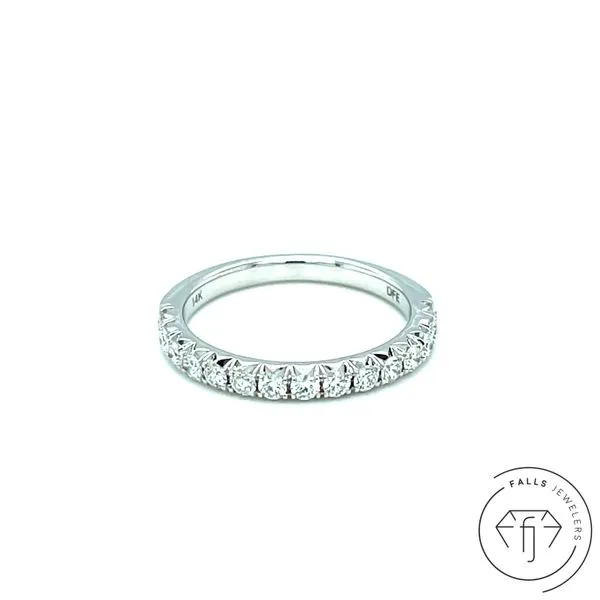 14K White Gold Diamond Wedding/Anniversary Band Falls Jewelers Concord, NC
