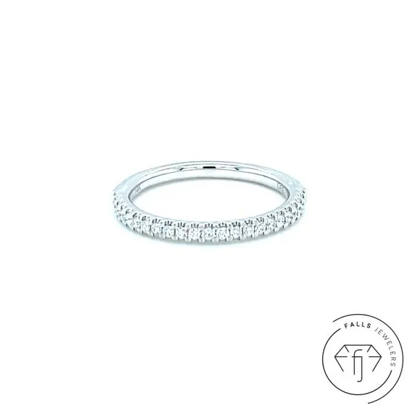 14K White Gold Diamond Wedding/Anniversary Band Falls Jewelers Concord, NC