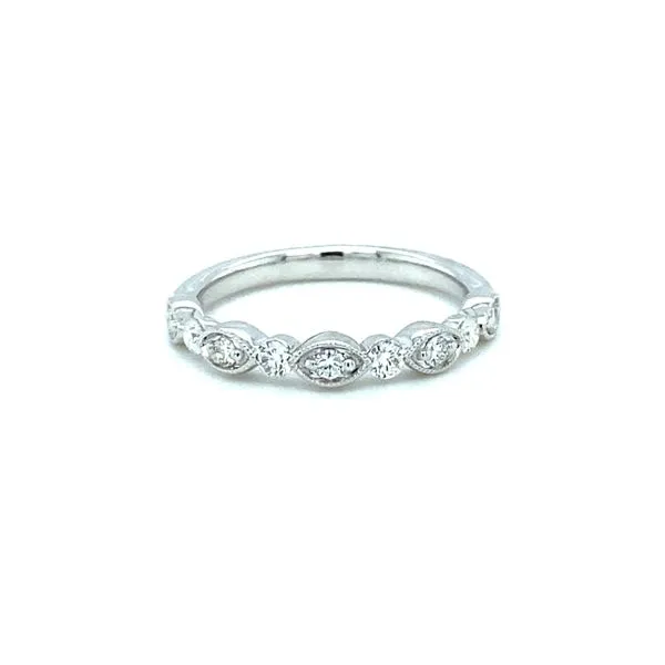 14K White Gold Diamond Wedding/Anniversary Band Falls Jewelers Concord, NC