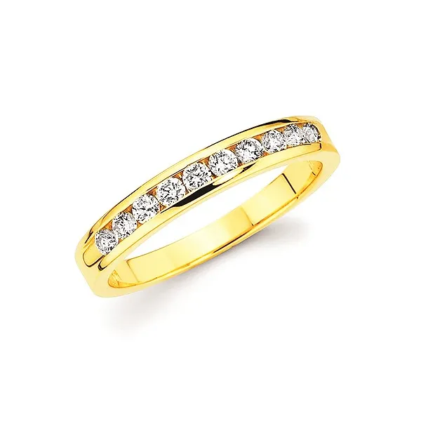 Women's Natural Diamond Wedding Band Falls Jewelers Concord, NC