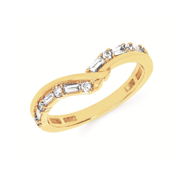 14KY Contour Band Falls Jewelers Concord, NC