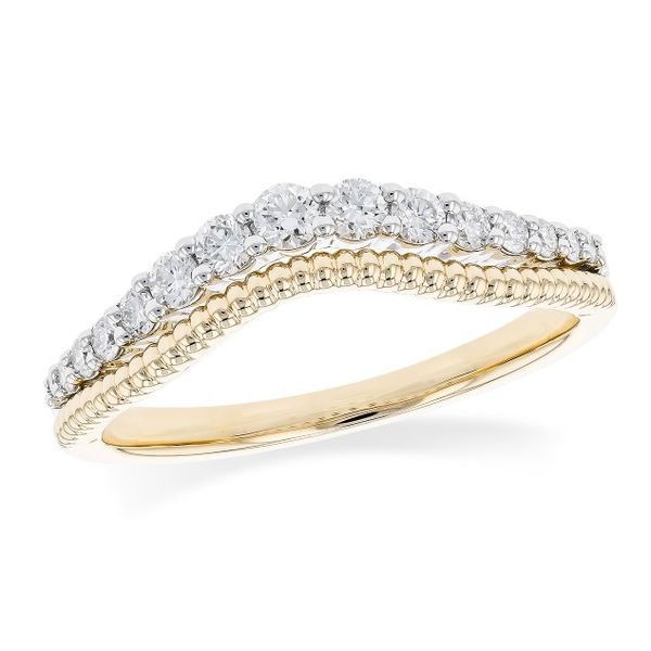 14KY 0.30CTW Contour Band Falls Jewelers Concord, NC