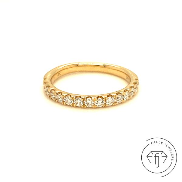 14K Yellow Gold Diamond Band Concord, NC Falls Jewelers Concord, NC