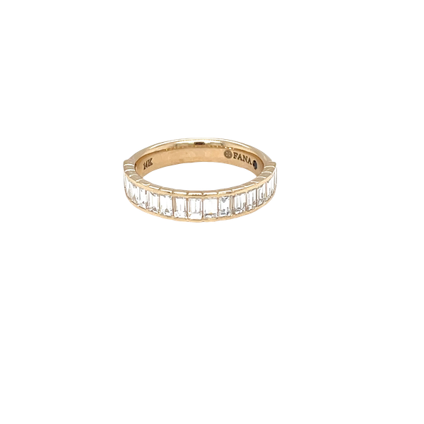 14KY Channel Set Baguette Wedding Band Falls Jewelers Concord, NC
