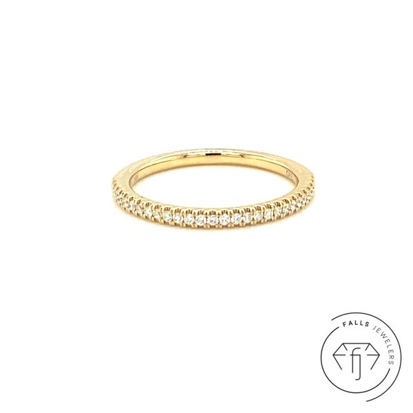 14K Yellow Gold Diamond Wedding Band Falls Jewelers Concord, NC
