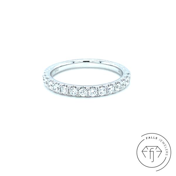 14K White Gold Diamond Wedding/Anniversary Band Falls Jewelers Concord, NC