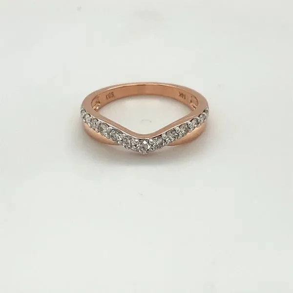 14KR  Diamond Contour Band Falls Jewelers Concord, NC