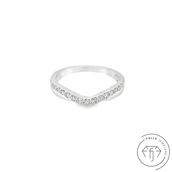 14KW 0.25CTW Contour Shadow Band Falls Jewelers Concord, NC