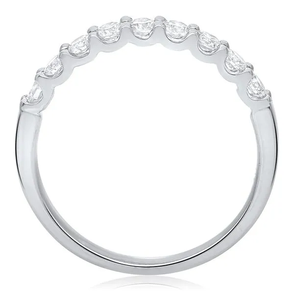 14K White Gold Diamond Band Concord, NC Image 2 Falls Jewelers Concord, NC