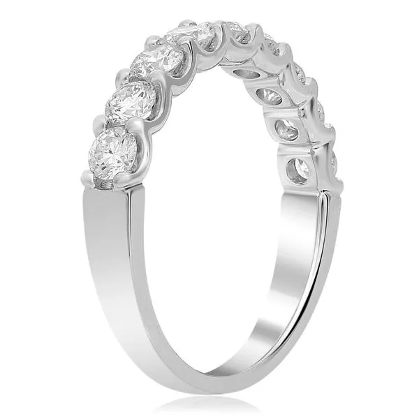 14K White Gold Diamond Band Concord, NC Image 3 Falls Jewelers Concord, NC