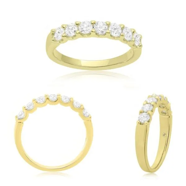 14KY 1.00CTW Shared Prong Band Falls Jewelers Concord, NC