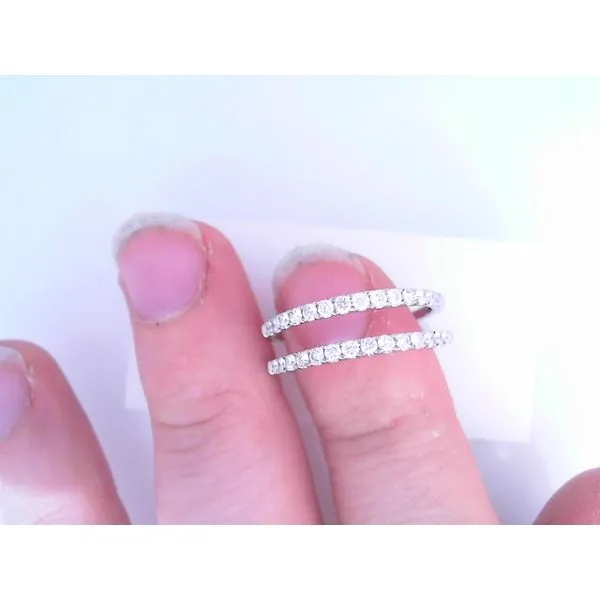 14K White Gold Diamond Insert