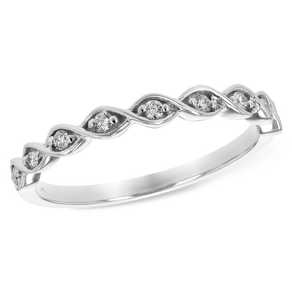 14K White Gold Diamond Band Concord, NC Falls Jewelers Concord, NC