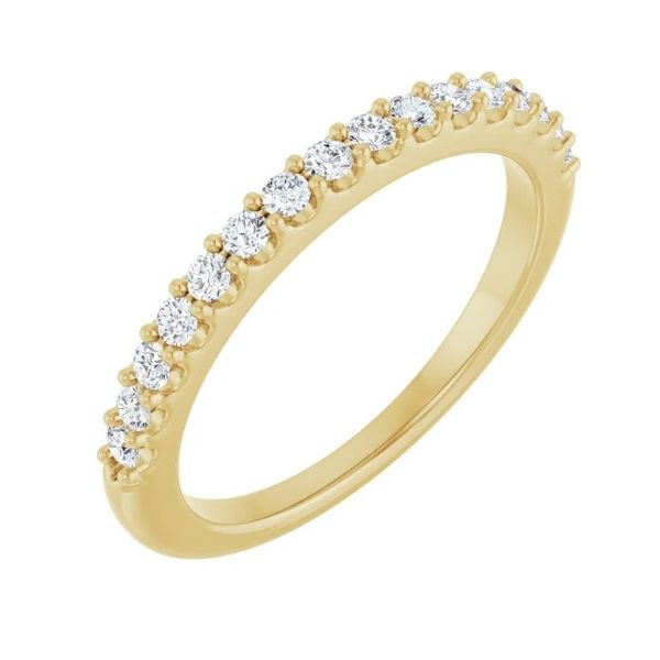 14KY 0.33 CTW Shared Prong Wedding Band Falls Jewelers Concord, NC