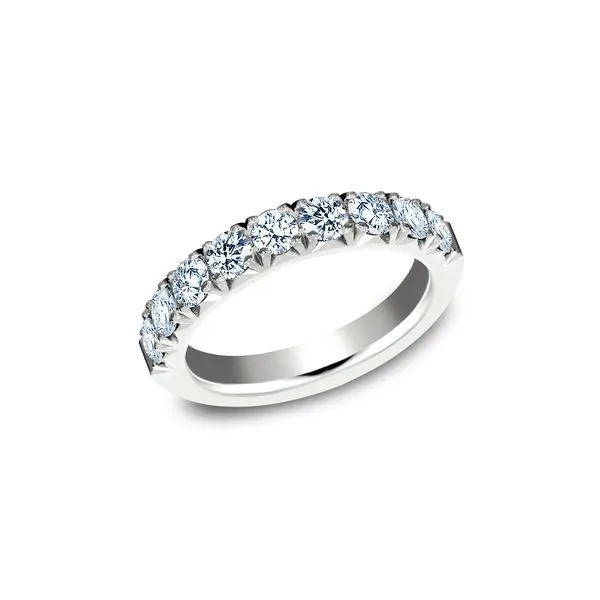 14K White Gold Diamond Wedding Band Falls Jewelers Concord, NC