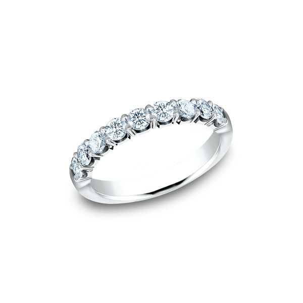 14K White Gold Diamond Wedding Band Falls Jewelers Concord, NC