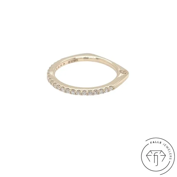 14KY Falls Signature Lab-Grown Diamond Wedding Band - 0.2...