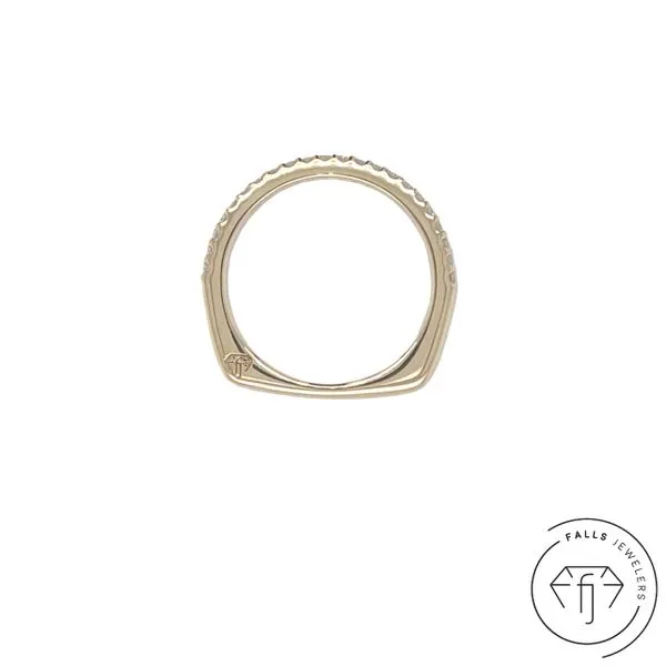 14KY Falls Signature Lab-Grown Diamond Wedding Band - 0.2...