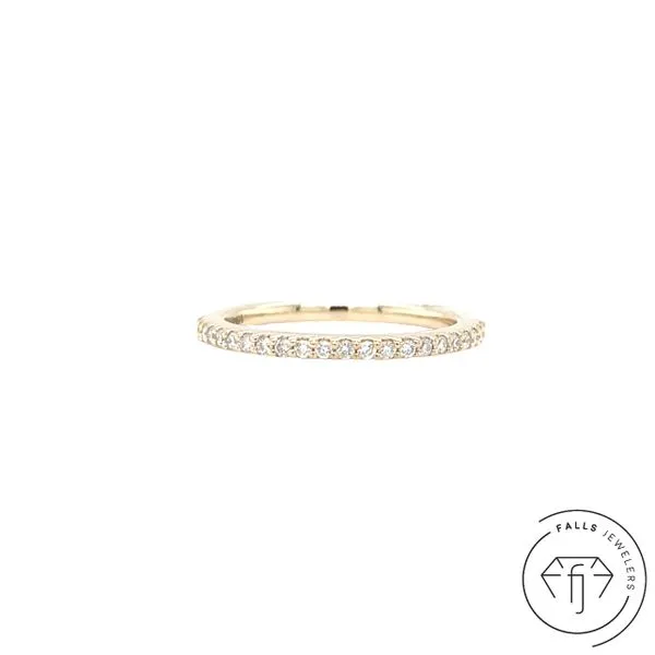 14KY Falls Signature Lab-Grown Diamond Wedding Band - 0.2...