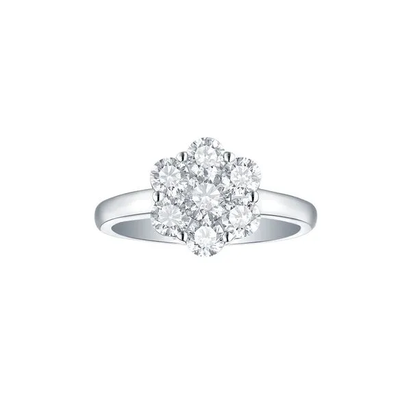 14KW Lab Grown Cluster Fashion Ring similar item image
