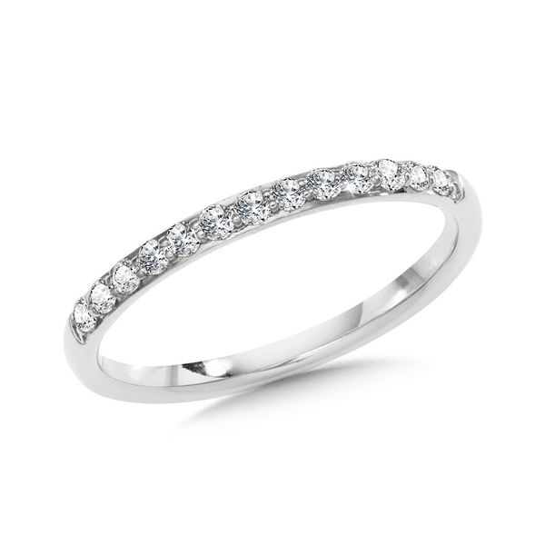 13-STONE PRONG-SET DIAMOND WEDDING BAND Falls Jewelers Concord, NC