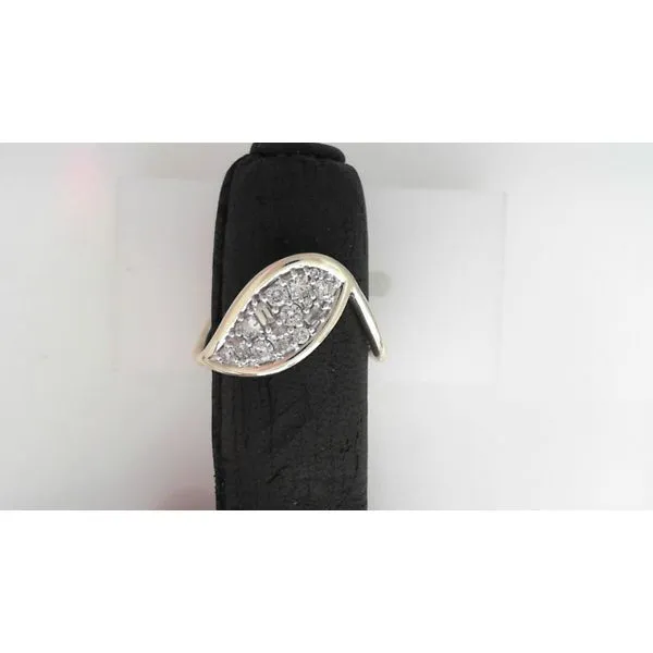 14K Yellow Gold Multishaped Diamond Freeform Ring similar item image