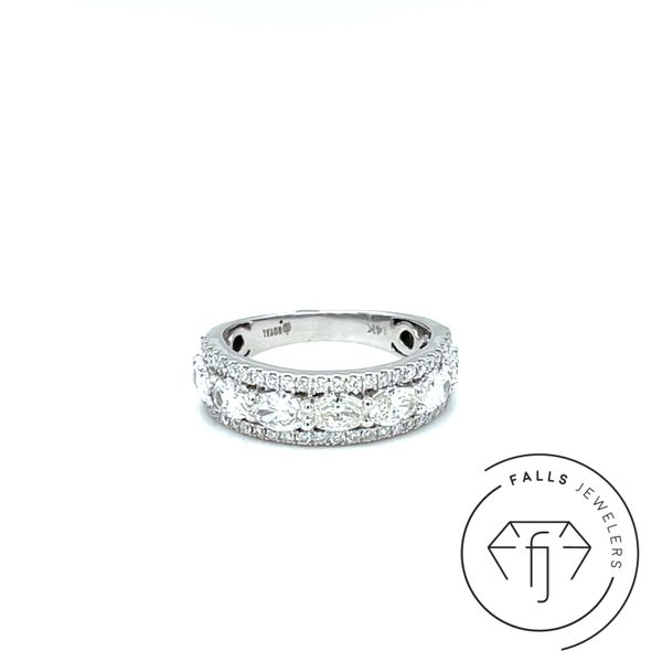 14K White Gold Diamond Fashion Ring Falls Jewelers Concord, NC