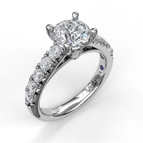14K White Gold Diamond Semi-Mount Falls Jewelers Concord, NC