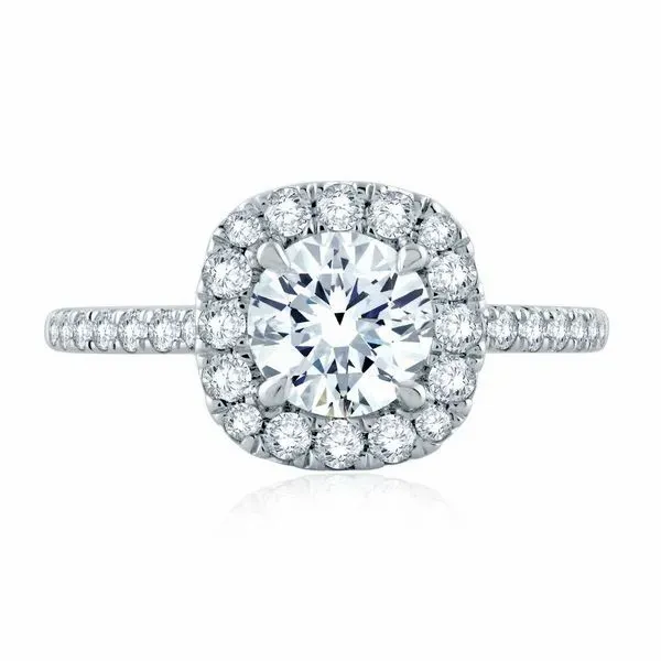 Estate 14K White Gold Diamond Semi-Mount Falls Jewelers Concord, NC