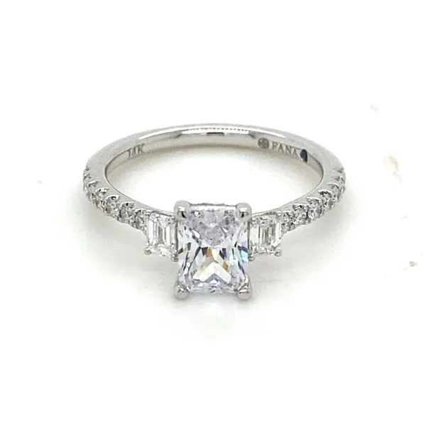 Semi-Mount Ring in 14K White Gold similar item image