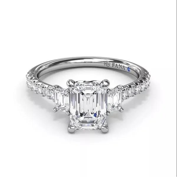 Semi-Mount Ring in 14K White Gold similar item image